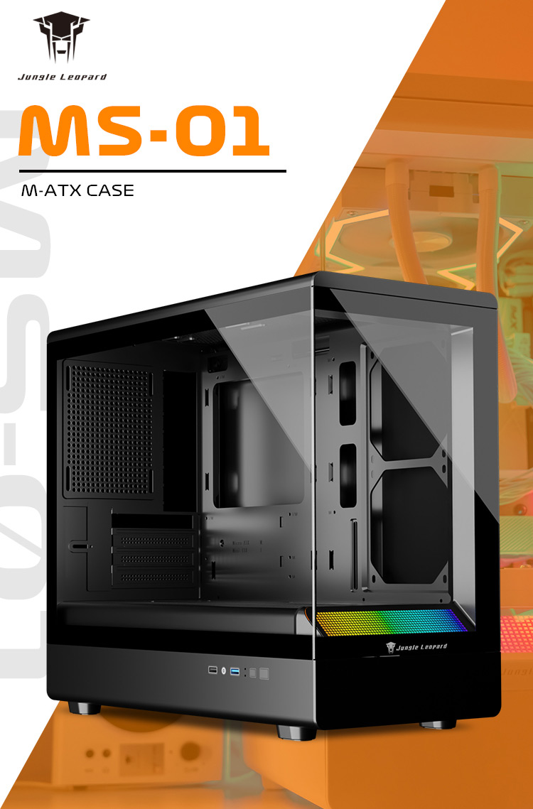 Case MS-01 MATX Black